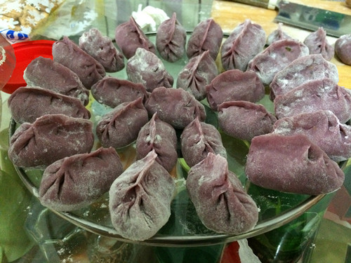 紫薯豆角馅水饺步骤11