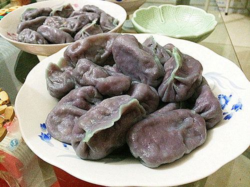 紫薯豆角馅水饺步骤12