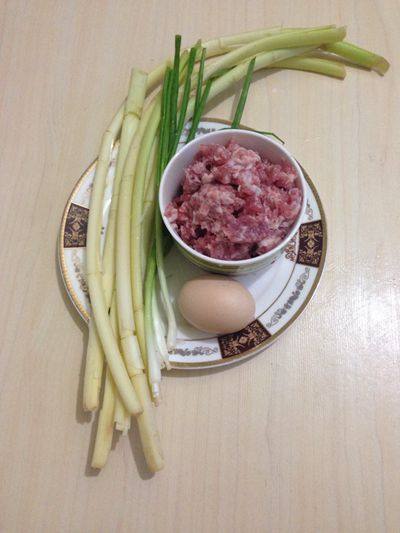 蒲菜猪肉馅状元饺步骤1