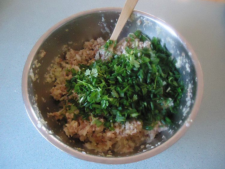 猪肉大白菜蒸饺步骤10