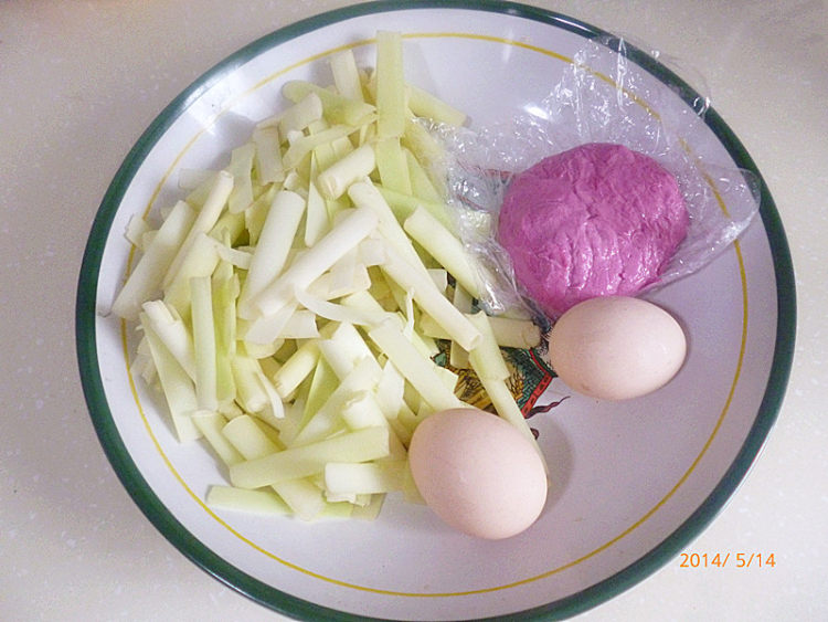 蒲菜水饺步骤1