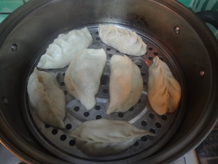 猪肉茴香蒸饺步骤7