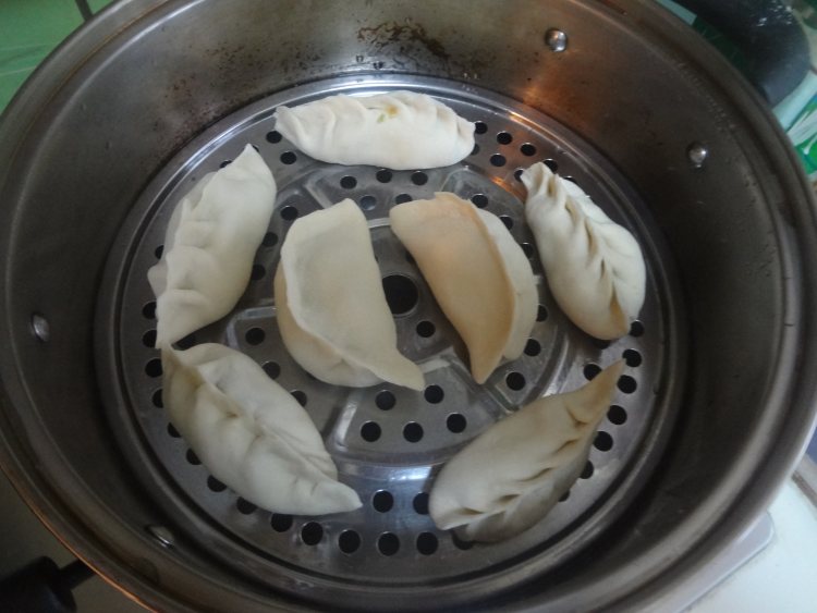 猪肉茴香蒸饺步骤6