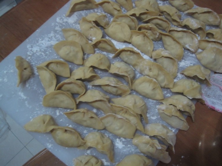 蒜苔木耳馅饺子步骤8