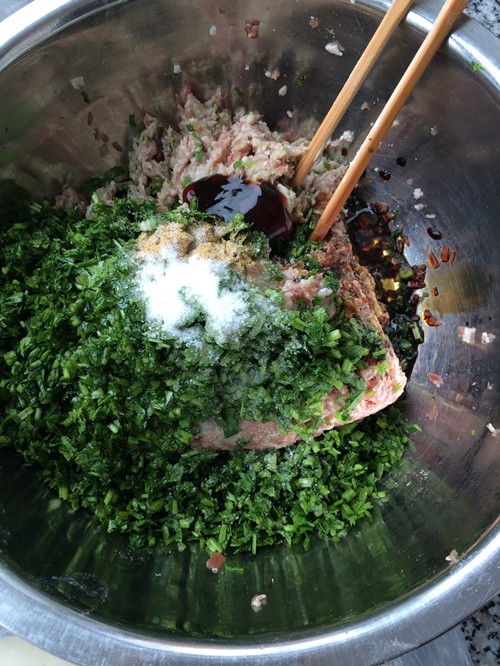 羊肉白萝卜水饺步骤4