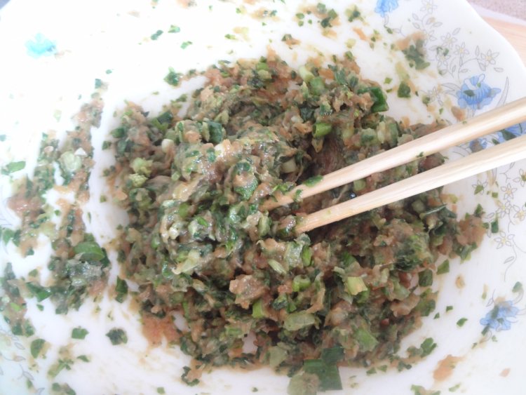 猪瘦肉小白菜饺子步骤8