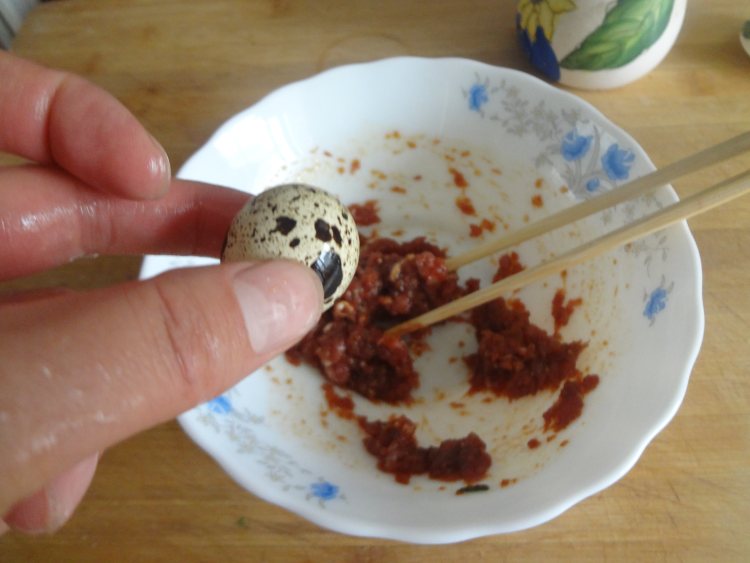 猪肉平菇青菜双色饺子步骤4