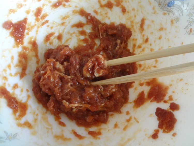 猪肉平菇青菜双色饺子步骤5