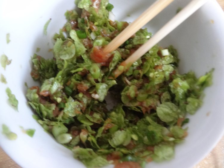 榆钱饺子步骤7