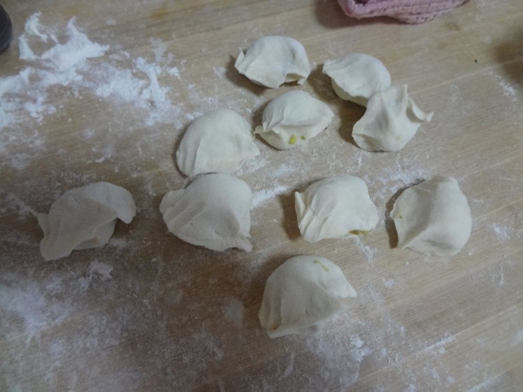 榆钱饺子步骤9