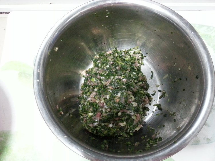 荠菜牛肉水饺步骤5