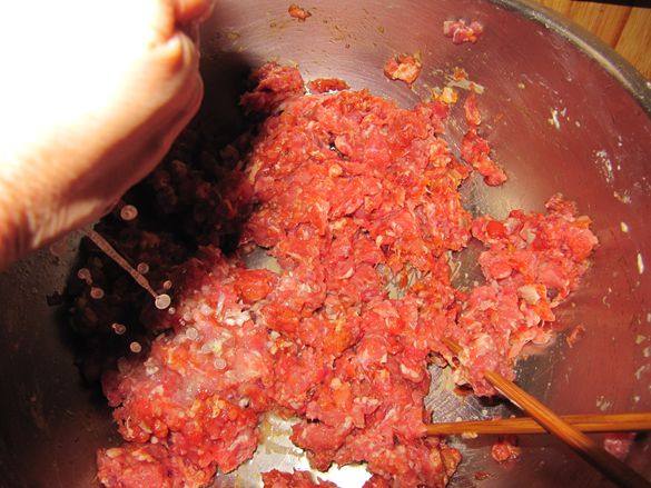 韭菜猪肉蘑菇饺步骤9