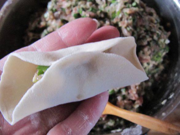韭菜猪肉蘑菇饺步骤25