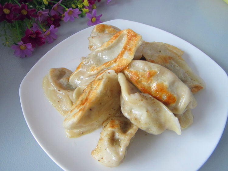 孜然煎饺步骤7
