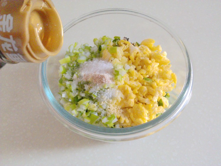 香菇青菜烫面蒸饺步骤7