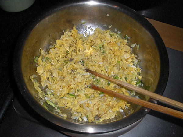 韭菜鸡蛋荞麦面水饺步骤15
