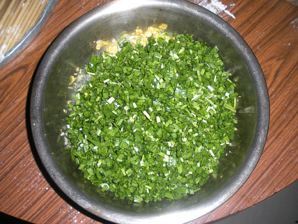 韭菜鸡蛋荞麦面水饺步骤18