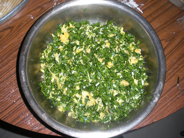 韭菜鸡蛋荞麦面水饺步骤19