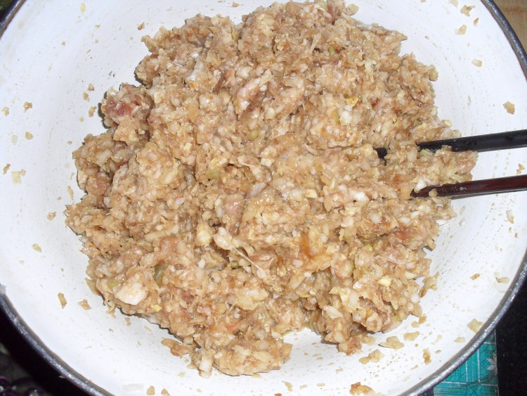 南瓜白菜肉饺子步骤2