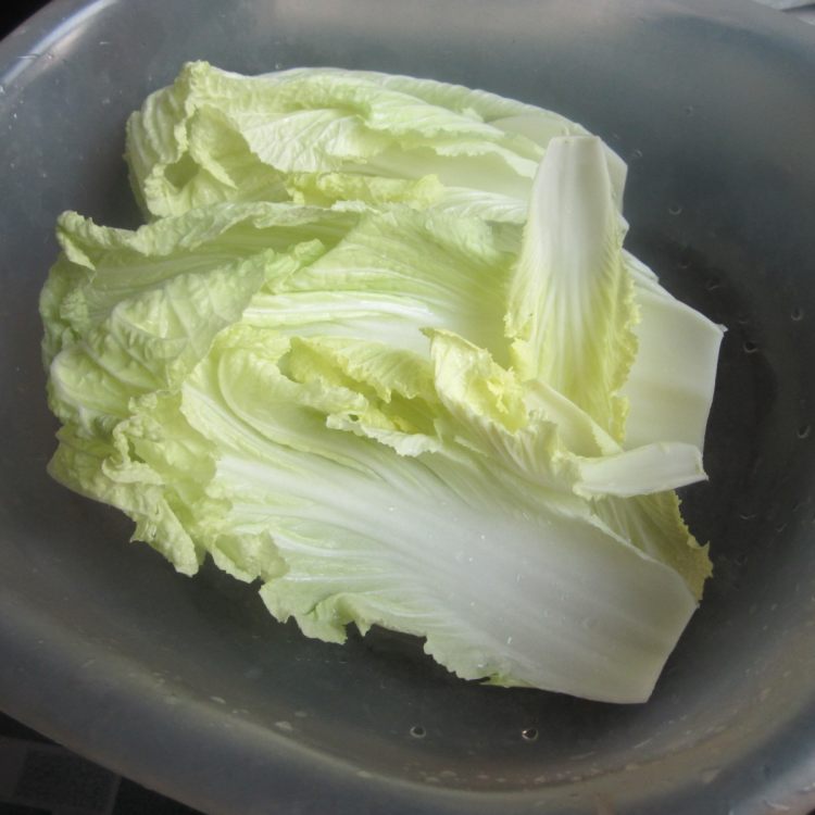 白菜南粉煮饺子步骤2