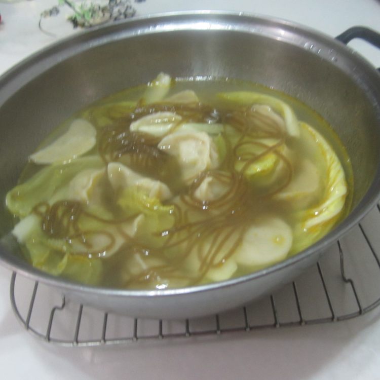 白菜南粉煮饺子步骤11