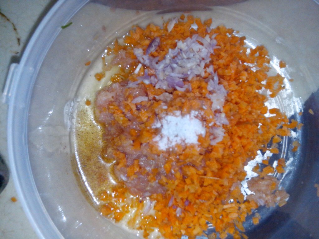 鸡肉胡萝卜水饺步骤7