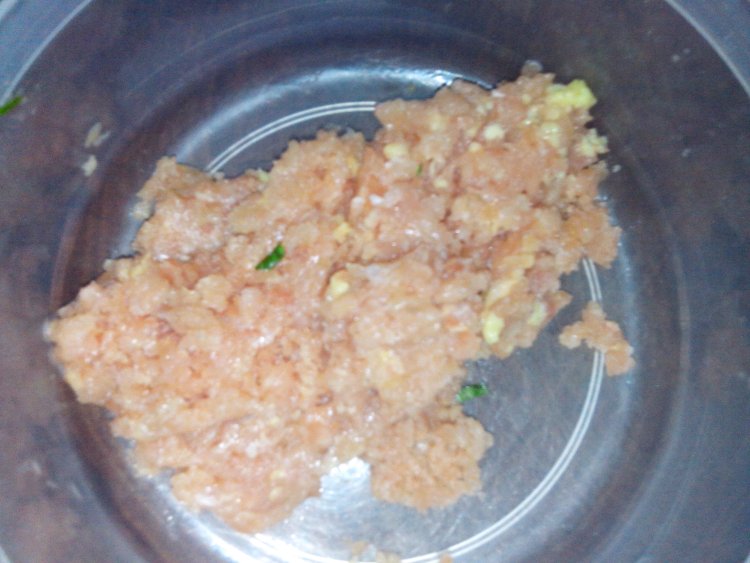 鸡肉胡萝卜水饺步骤4