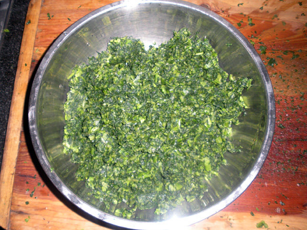 腌雪菜牛肉馅饺子步骤5