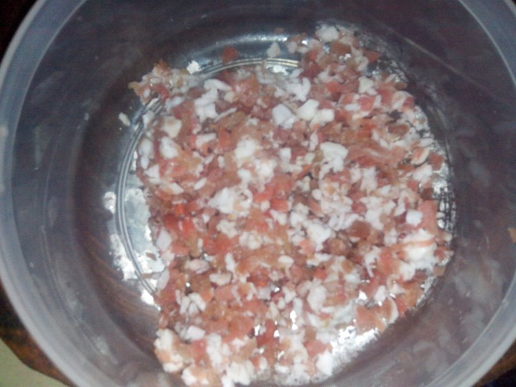 猪肉西红柿馅水饺步骤3