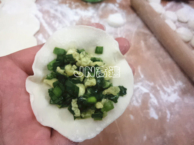 韭菜鸡蛋素馅饺步骤13