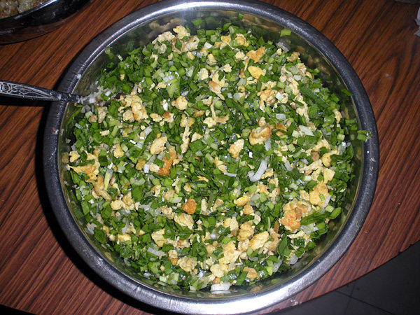 韭菜鸡蛋素水饺步骤16