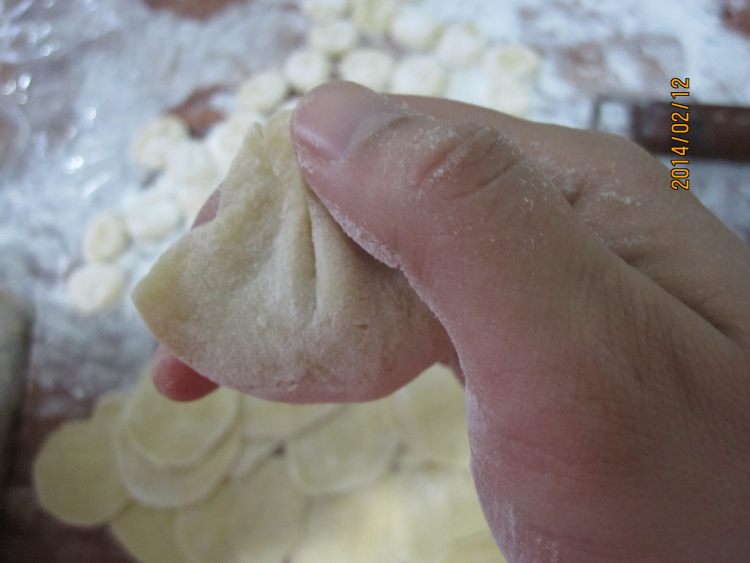 菌类鸡肉水饺步骤13