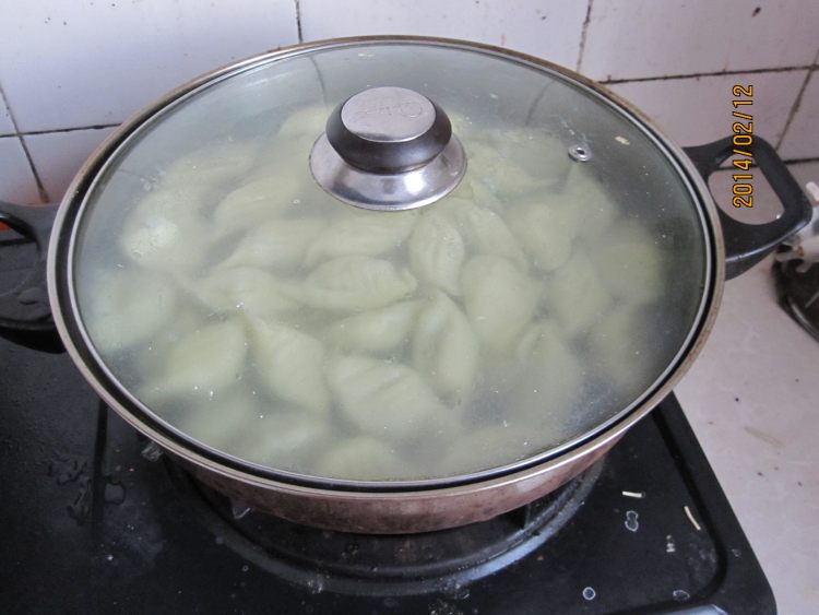菌类鸡肉水饺步骤17