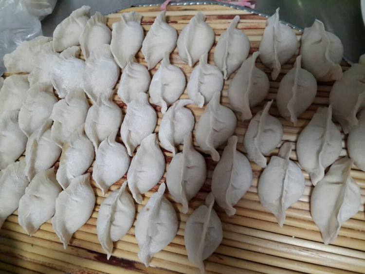 干萝卜条里脊饺子步骤6