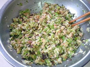 肉圆白菜饺子步骤9