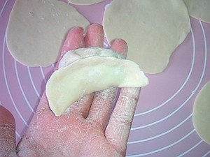 肉圆白菜饺子步骤13