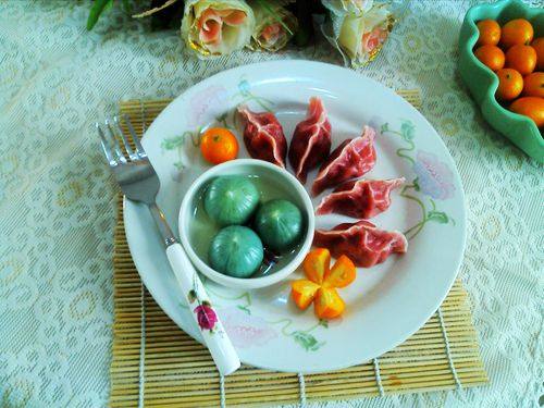 火龙果饺子步骤25