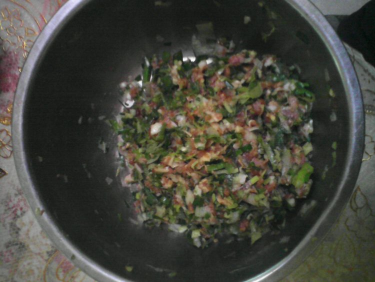 大葱鲜肉饺子步骤13