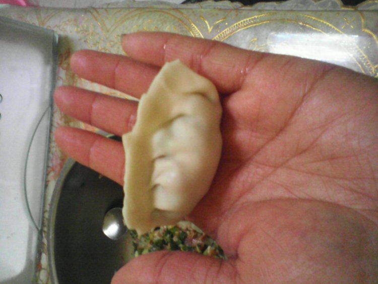大葱鲜肉饺子步骤18