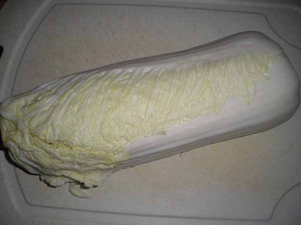 白菜羊肉水饺步骤1