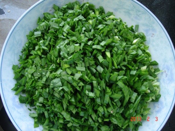 韭菜豆芽饺子步骤3