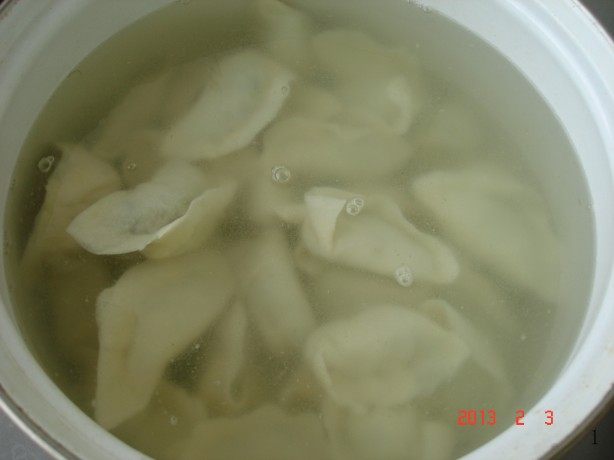 韭菜豆芽饺子步骤13