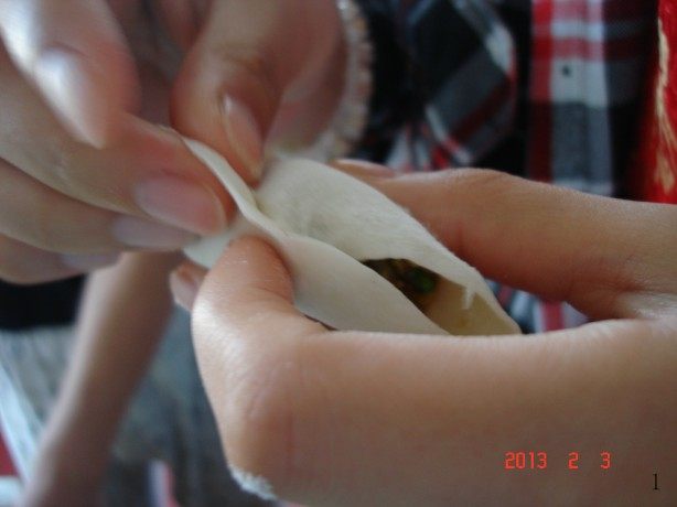 韭菜豆芽饺子步骤9