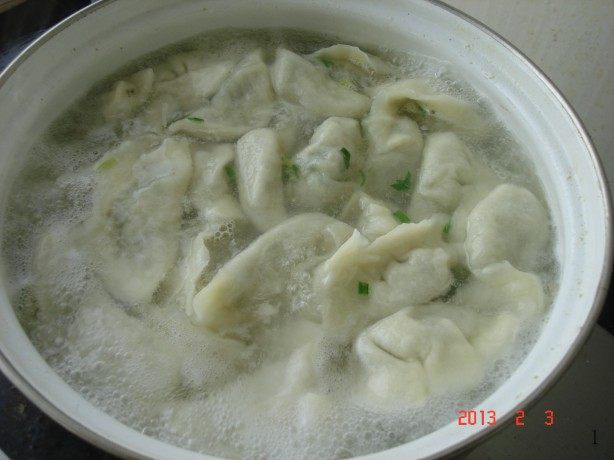 韭菜豆芽饺子步骤14