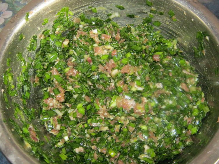 韭菜馅水饺步骤6