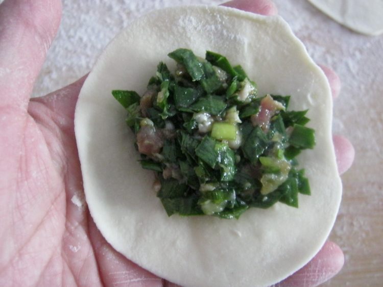 韭菜馅水饺步骤9
