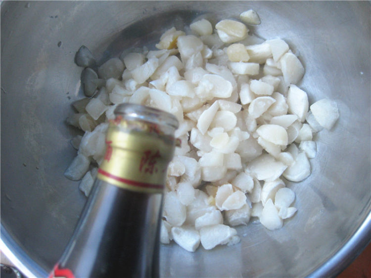 扇贝白菜肉饺子步骤2
