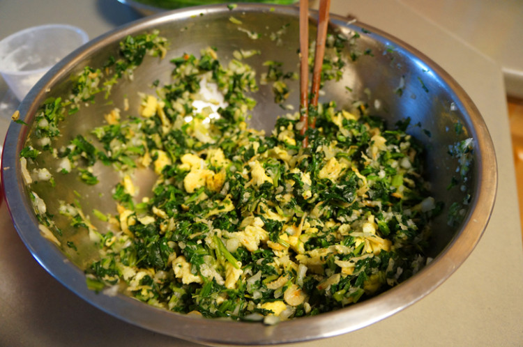 菠菜蒸饺步骤7