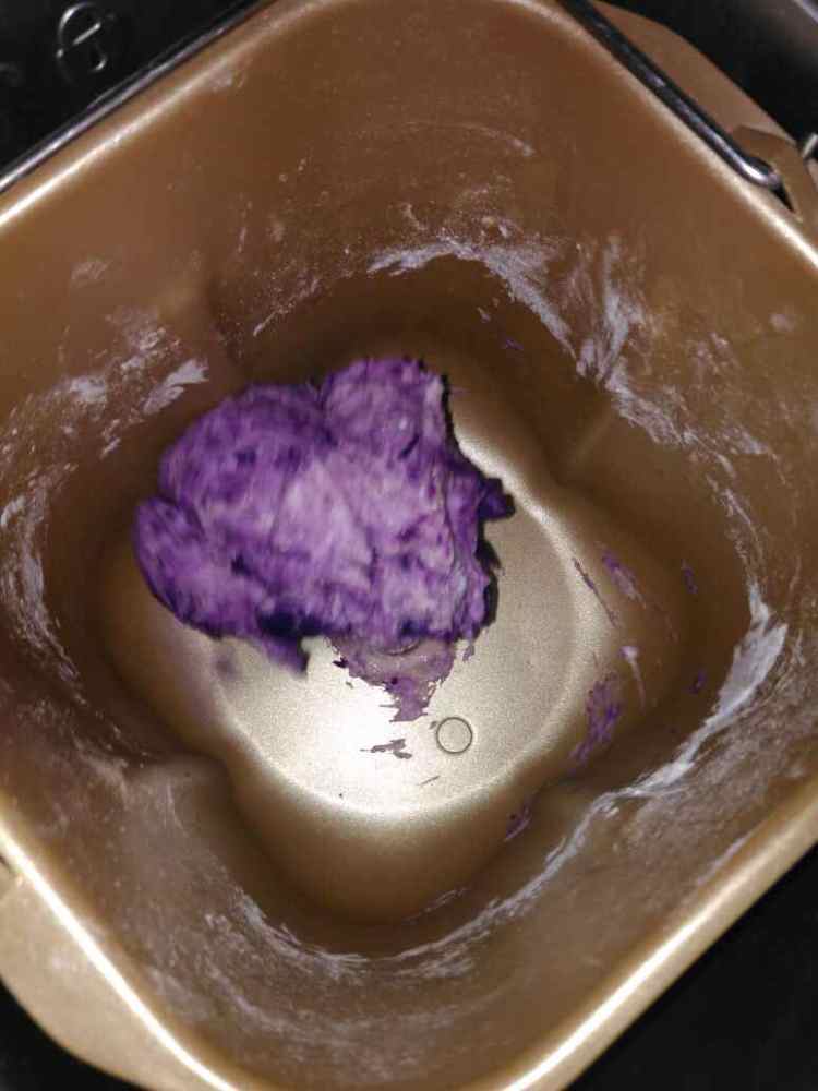 紫薯开花馒头步骤2