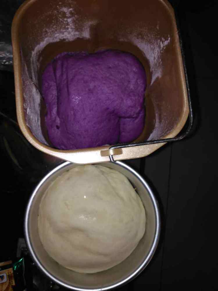 紫薯开花馒头步骤4